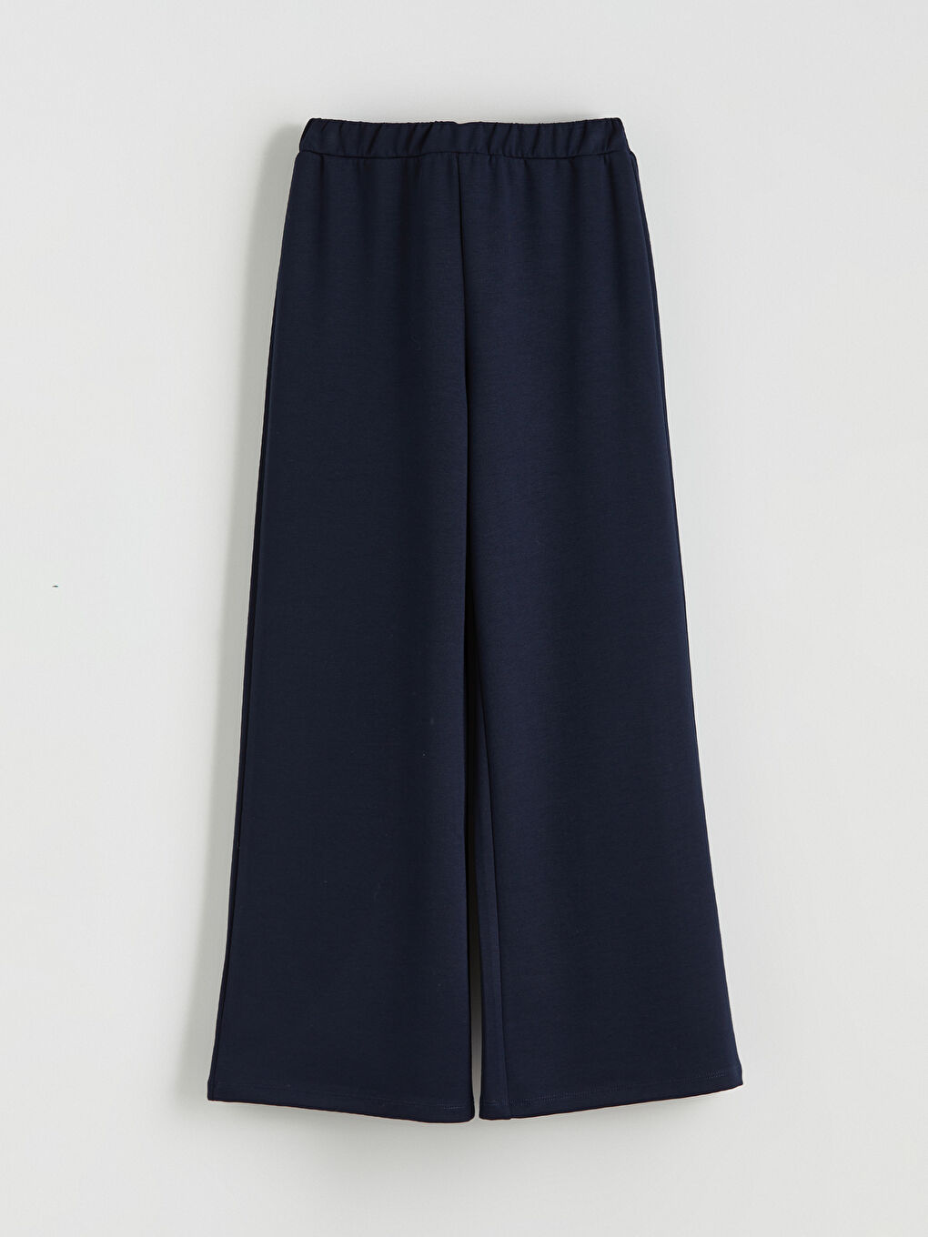 Lacivert Beli Lastikli Kız Çocuk Eşofman Alt