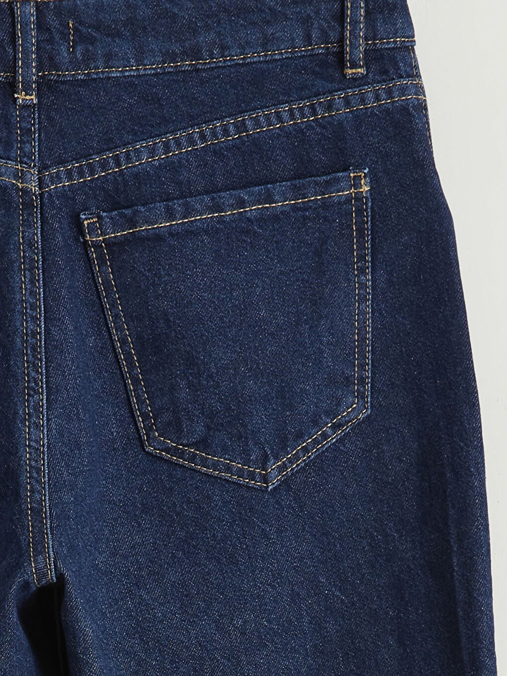 İndigo Wideleg Kadın Jean Pantolon-7