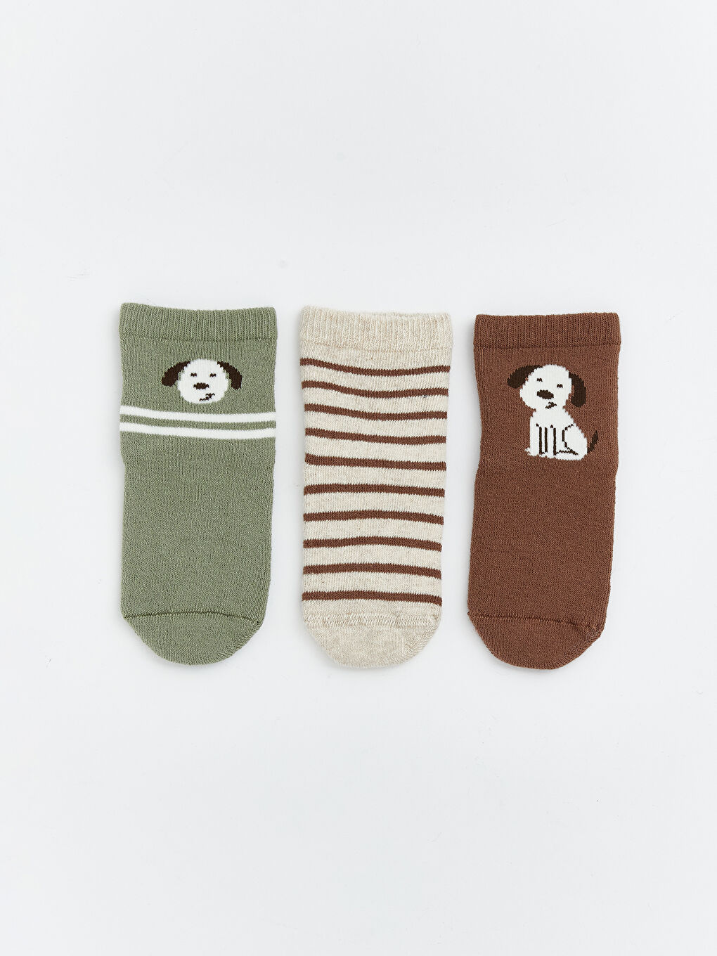 جورابە پەنجەکوتەی منداڵی کوڕ چاپکراو ٣ دانە