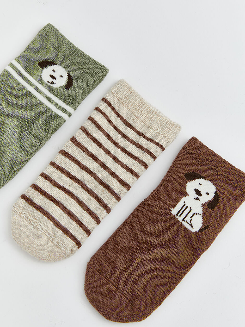 جورابە پەنجەکوتەی منداڵی کوڕ چاپکراو ٣ دانە-1