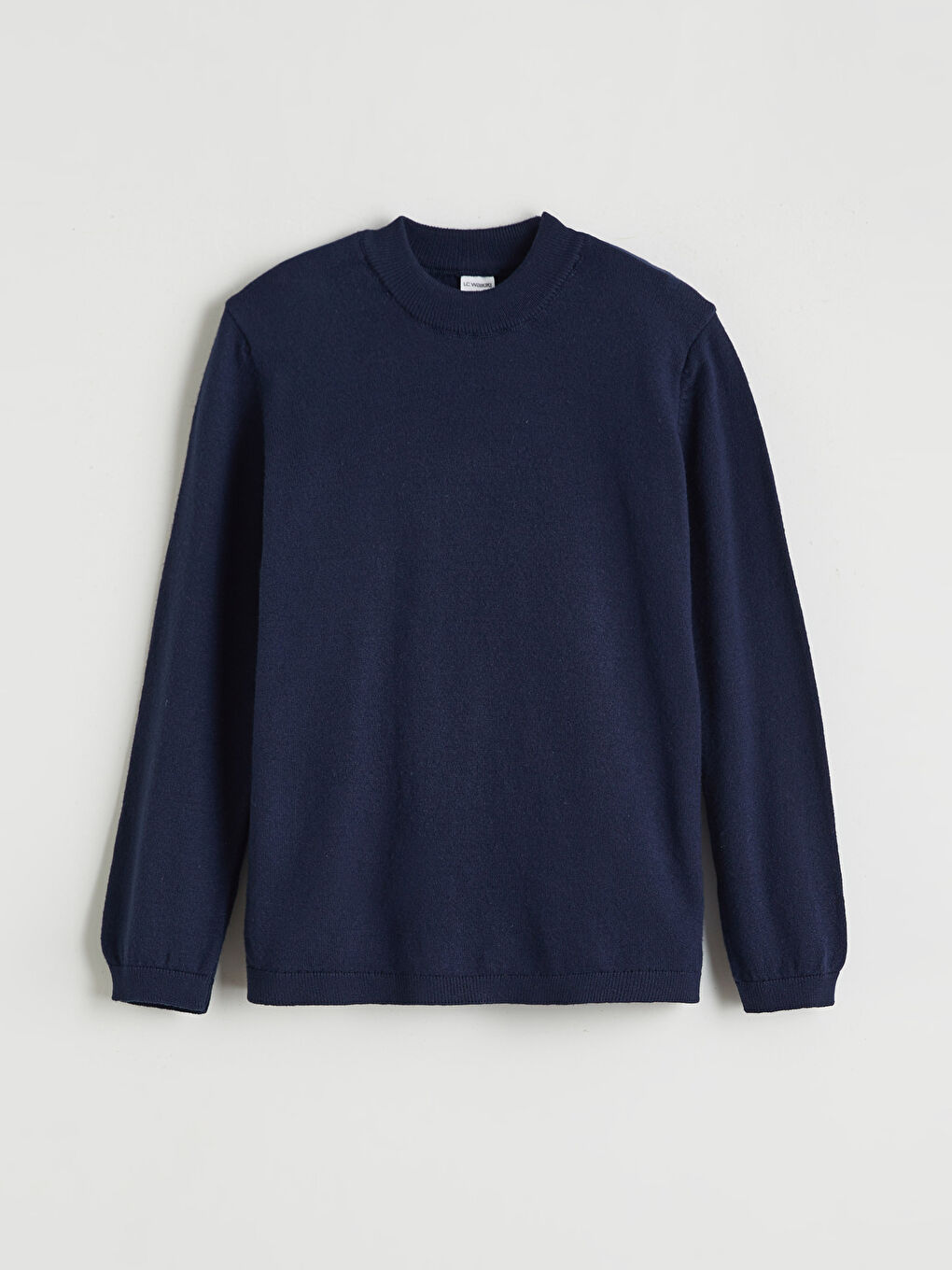 Lacivert Bisiklet Yaka Erkek Çocuk Triko Kazak