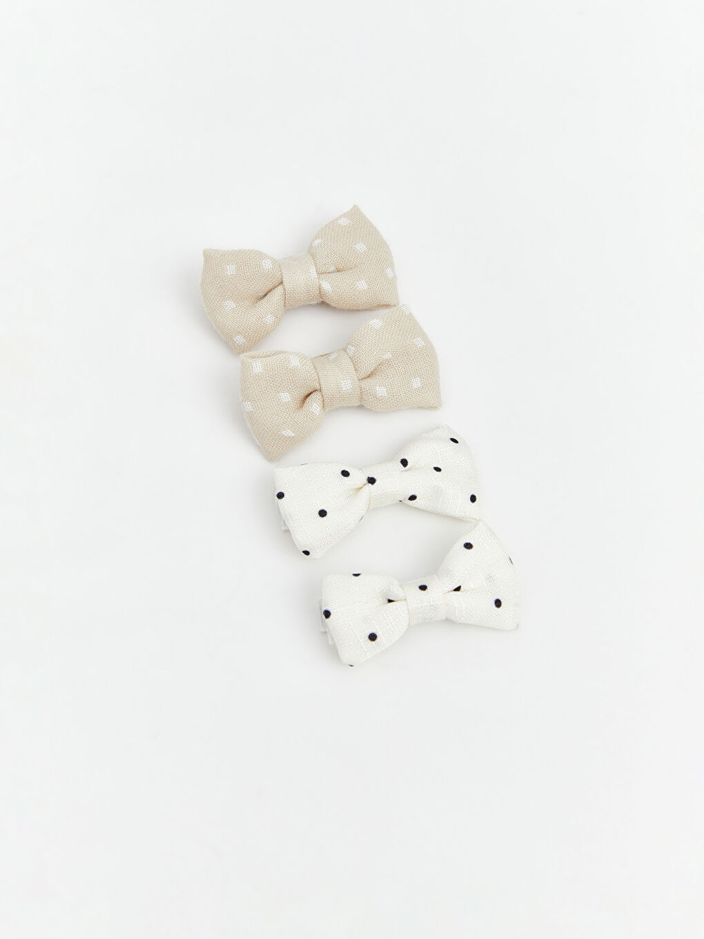 Baby Girl ECRU Claw & Clip & Scrunchie