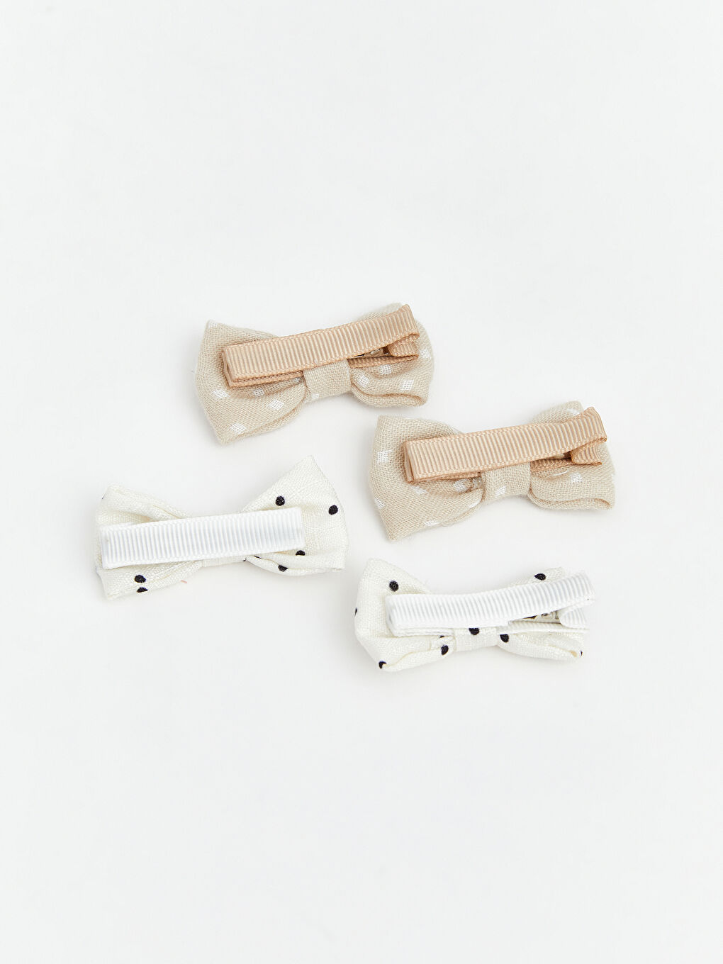 Baby Girl ECRU Claw & Clip & Scrunchie-1