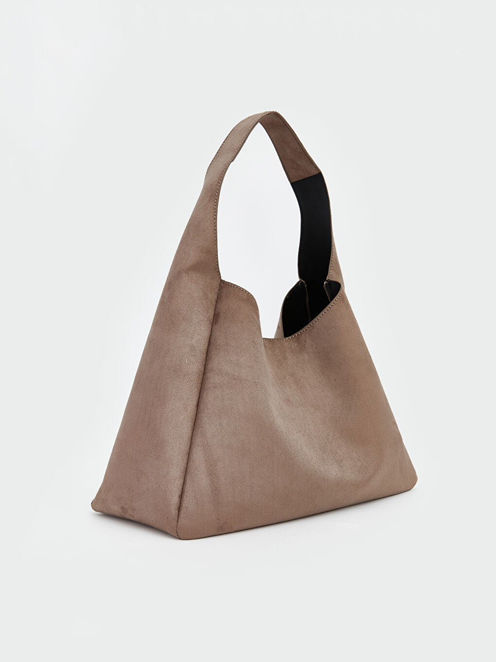 Suede-Look Women's Shoulder Bag-1