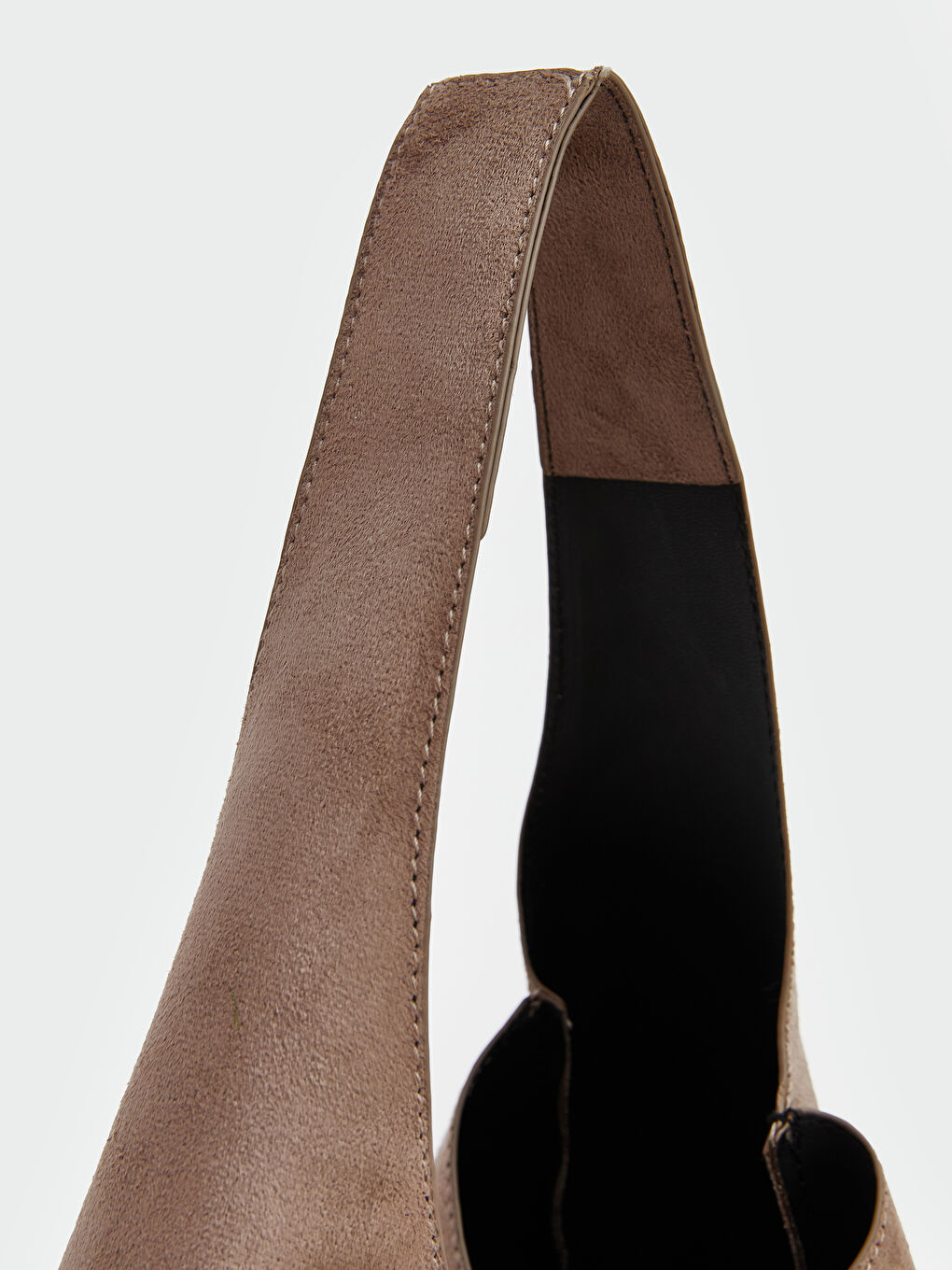 Suede-Look Women's Shoulder Bag-2