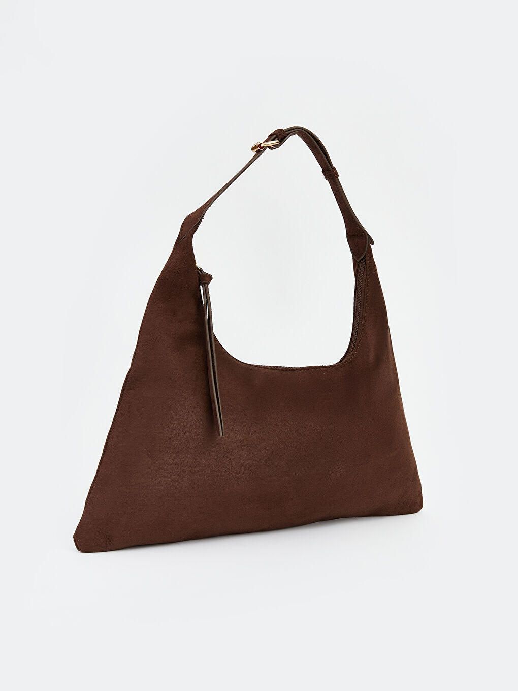 Suede-Look Women's Shoulder Bag-1