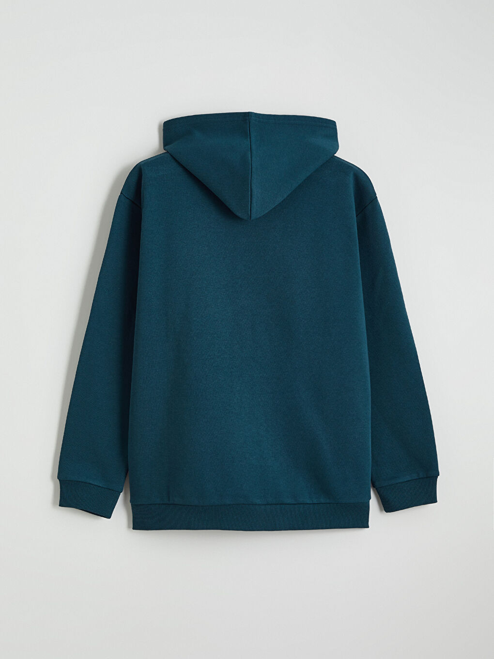 Hooded Boys' Thick Zip-Up Sweatshirt-3
