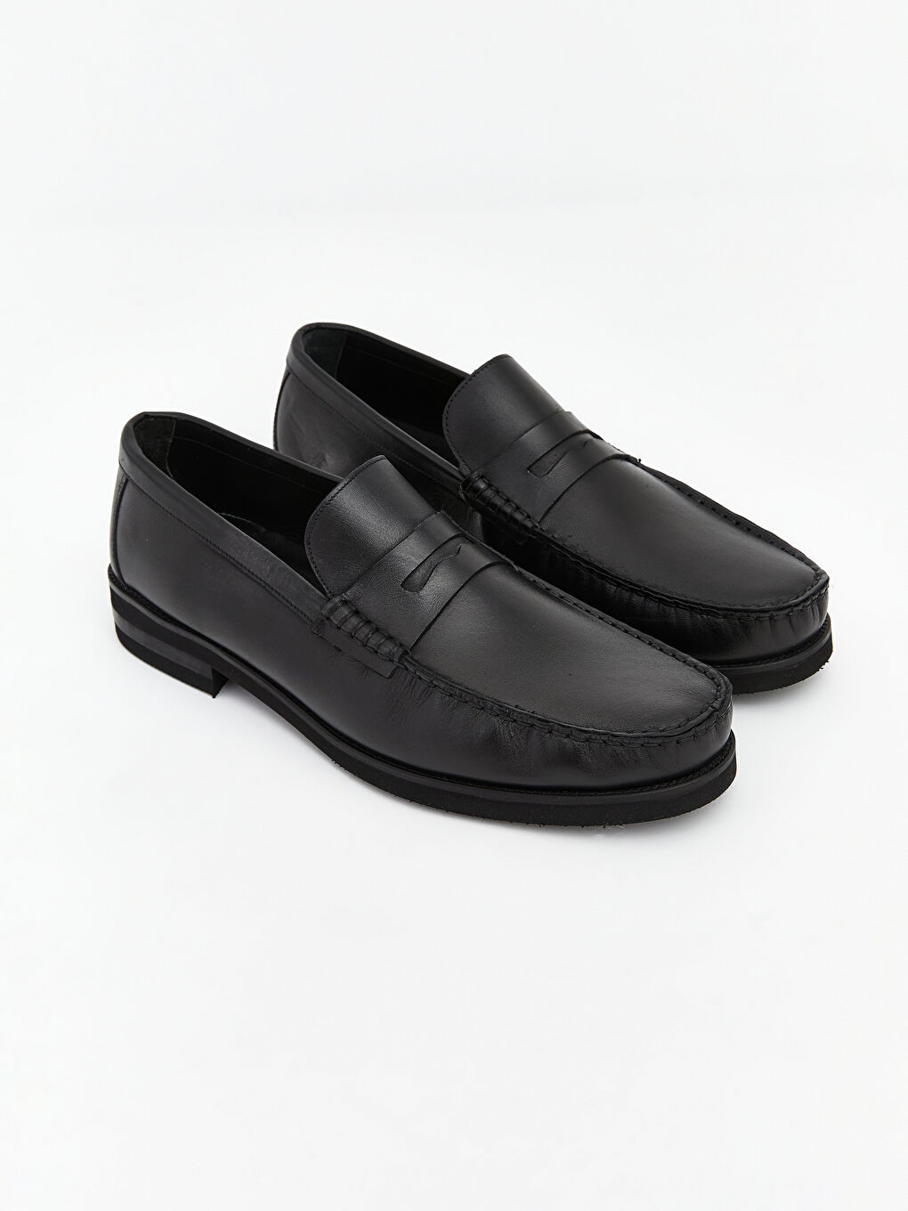 Siyah Hakiki Deri Erkek Klasik Ayakkabı