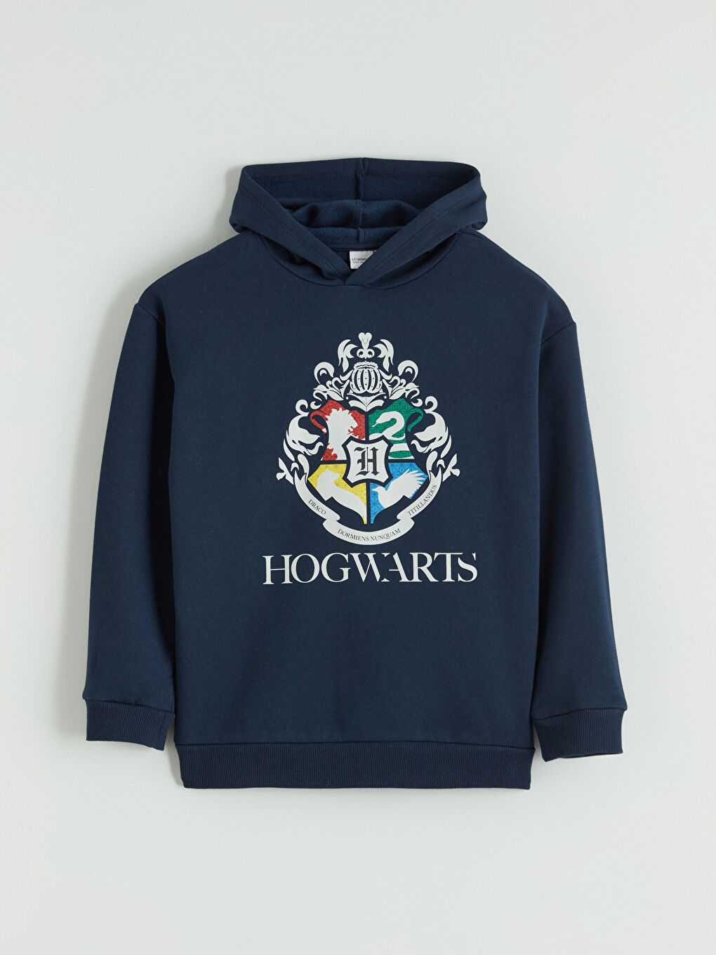 Lacivert Harry Potter Baskılı Erkek Çocuk Kalın Sweatshirt