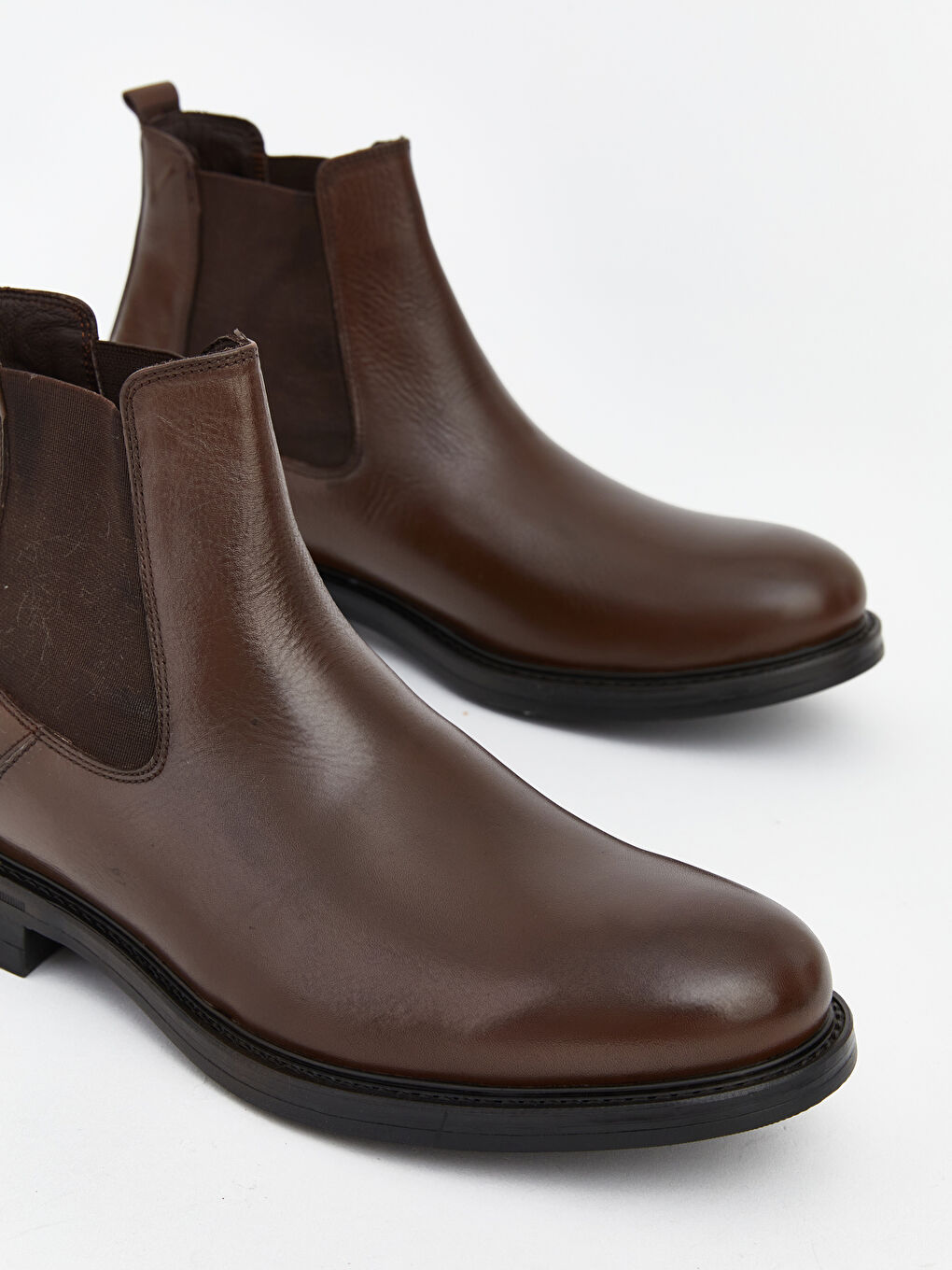 Kahverengi Erkek Hakiki Deri Bot-2