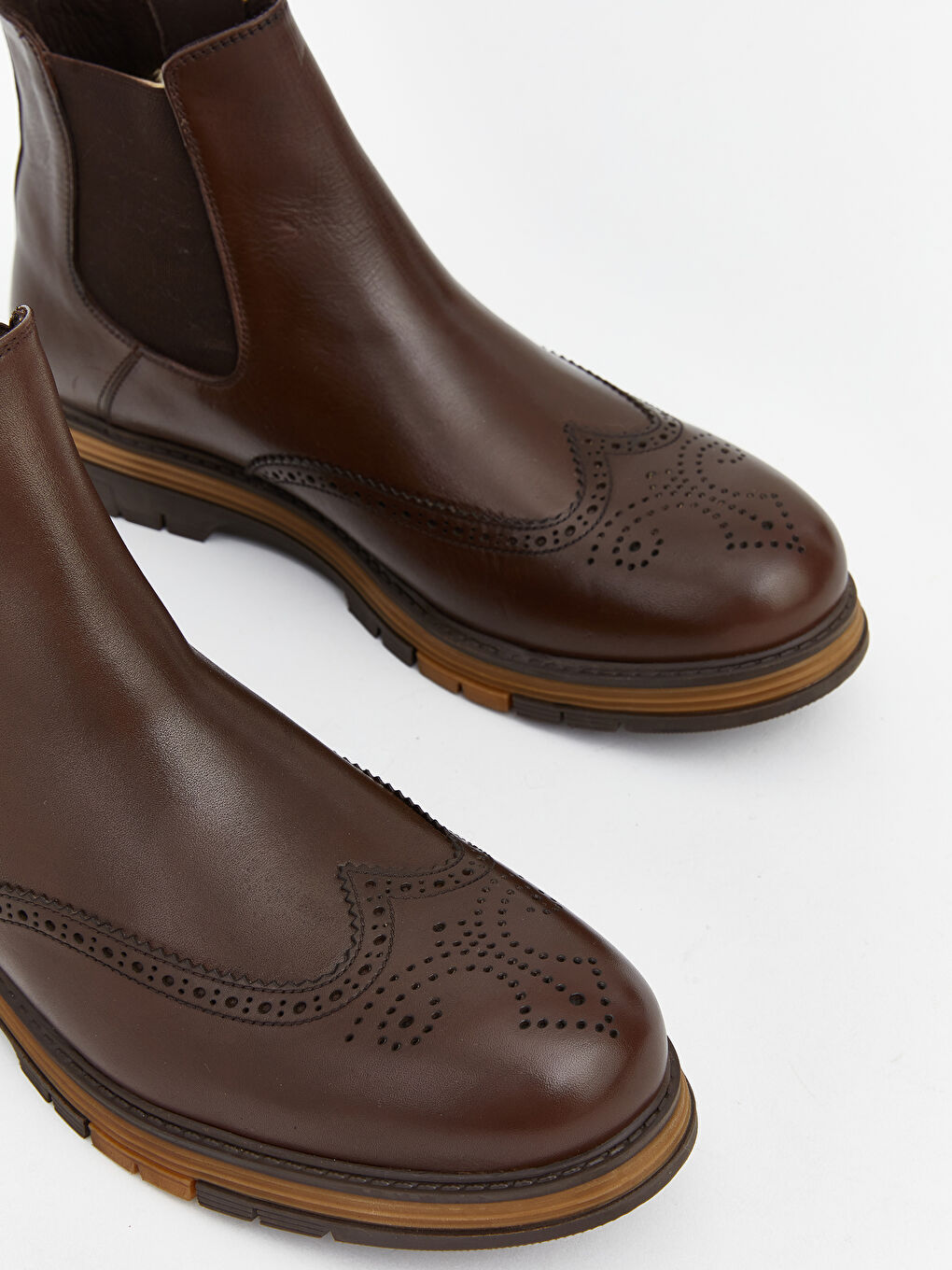 Kahverengi Erkek Hakiki Deri Bot-2