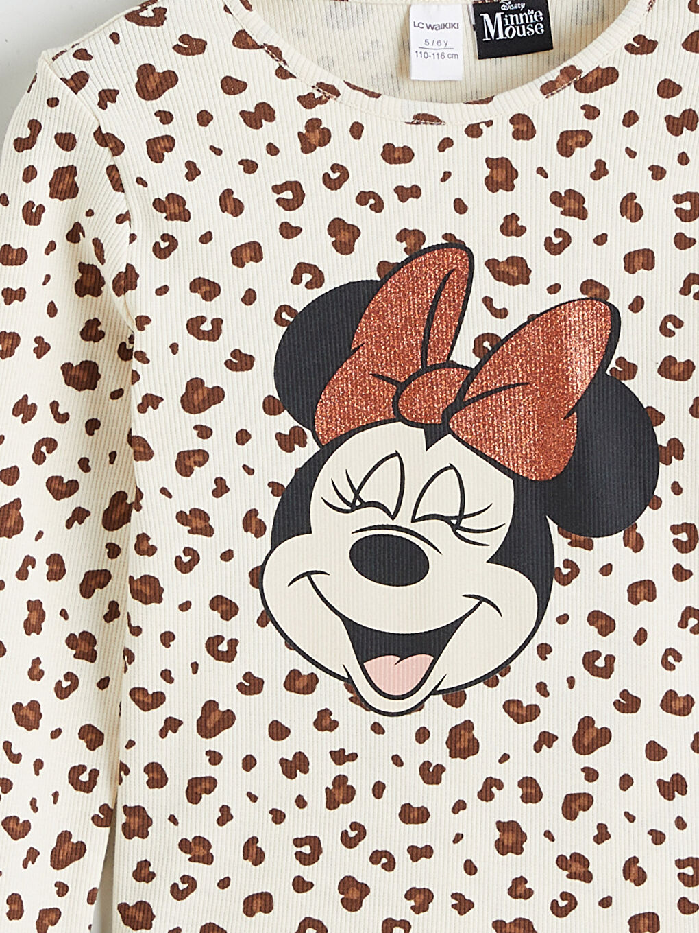تي شيرت بنات مطبوع ميني ماوس-2