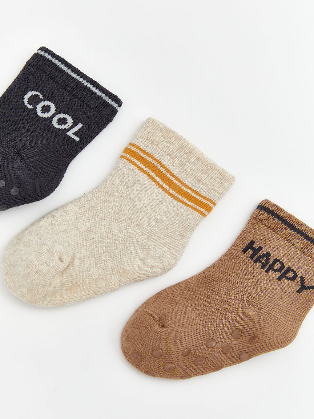 جوارب الكاحل مطبوعة أولاد بيبي ثلاثة ديال الباكات-1