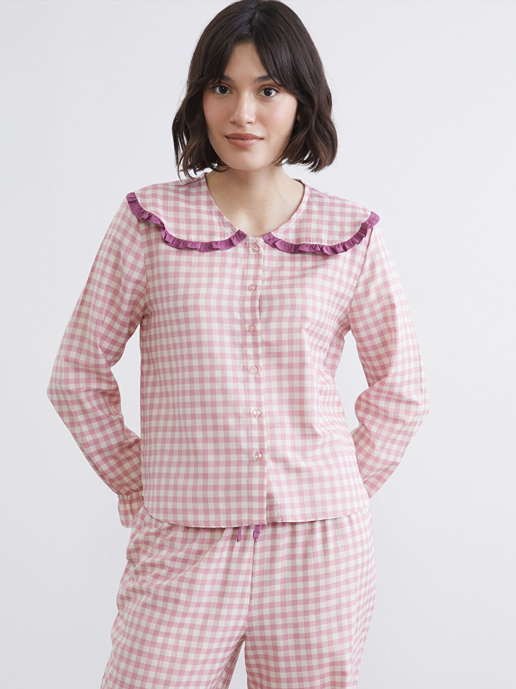 Woman PINK Pyjama Set-1