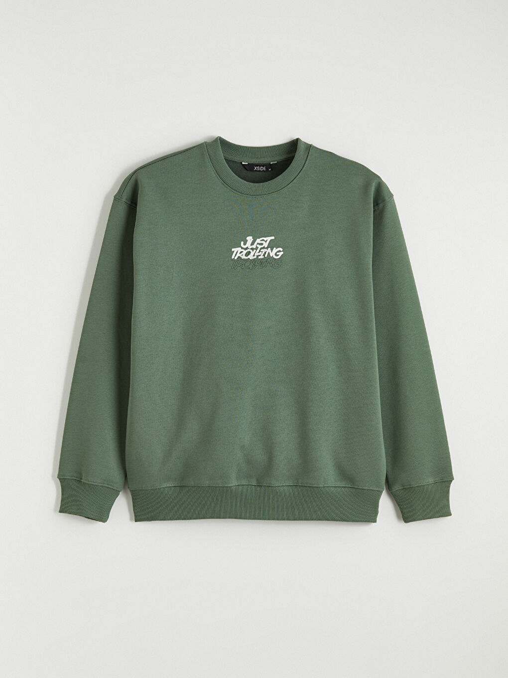 Crew Neck Printed Men's Sweatshirt-4