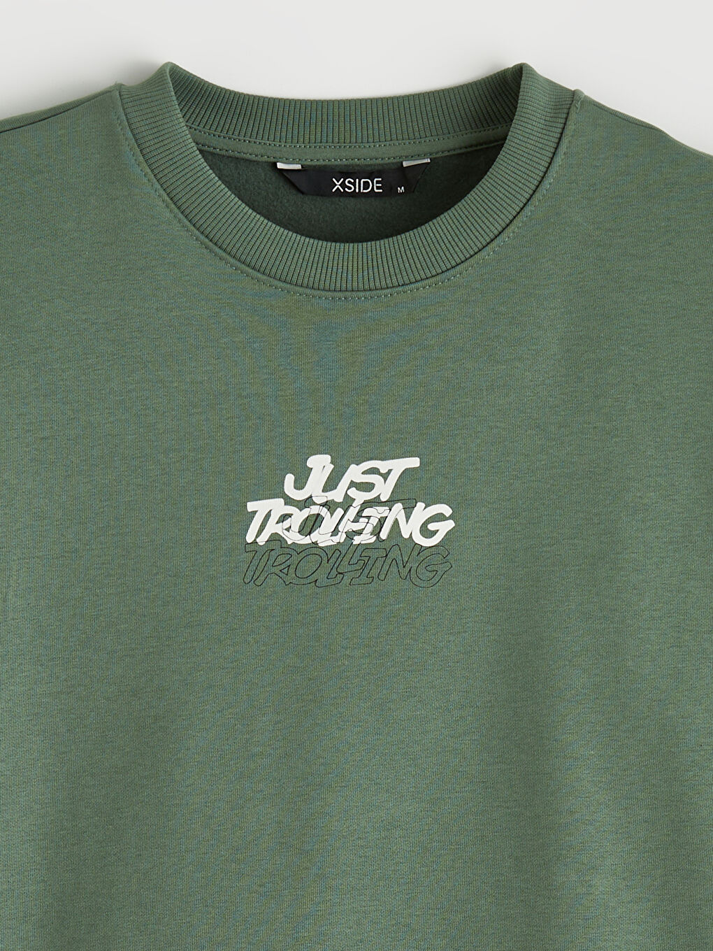 Crew Neck Printed Men's Sweatshirt-5