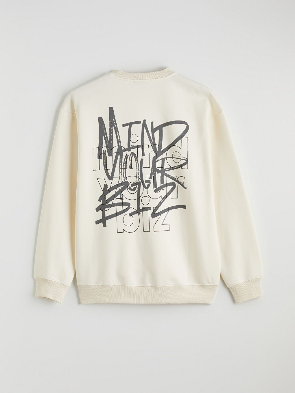 Sweat-shirt Homme Imprimé Col Rond-8