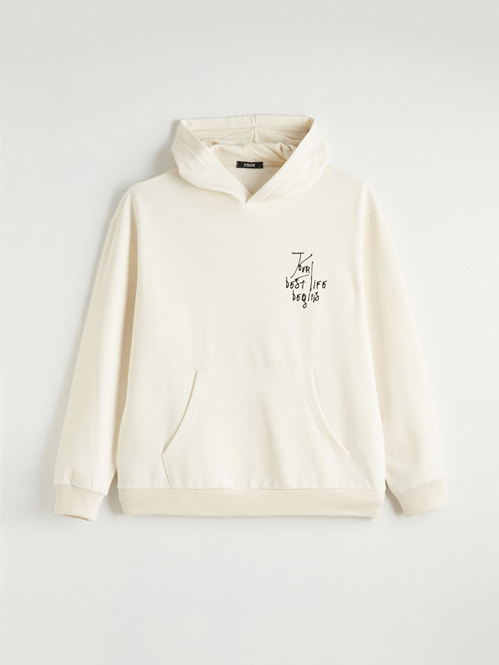 Man ECRU Hoodie-4