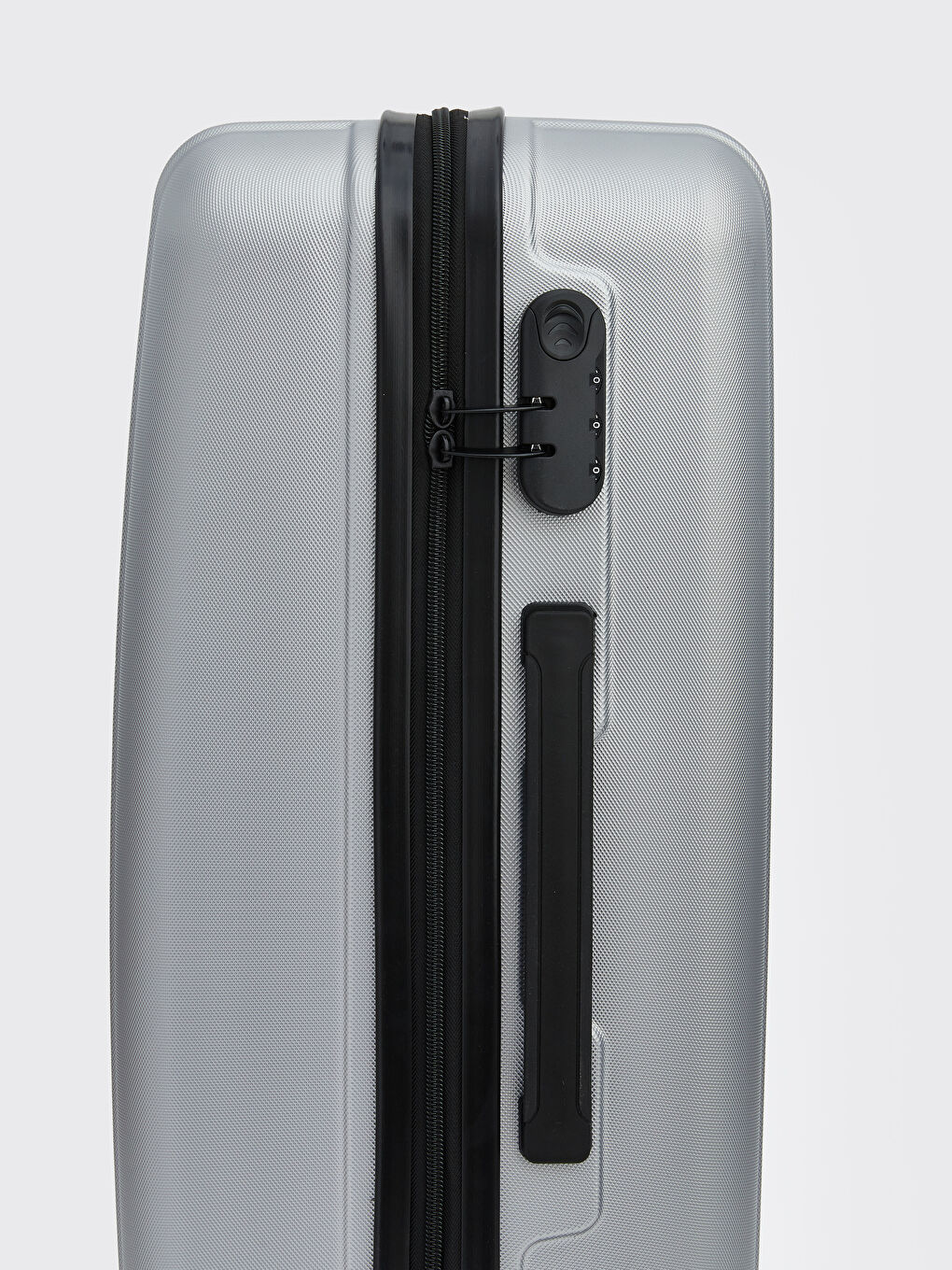 Gri Kilit Detaylı Büyük Boy Valiz-3