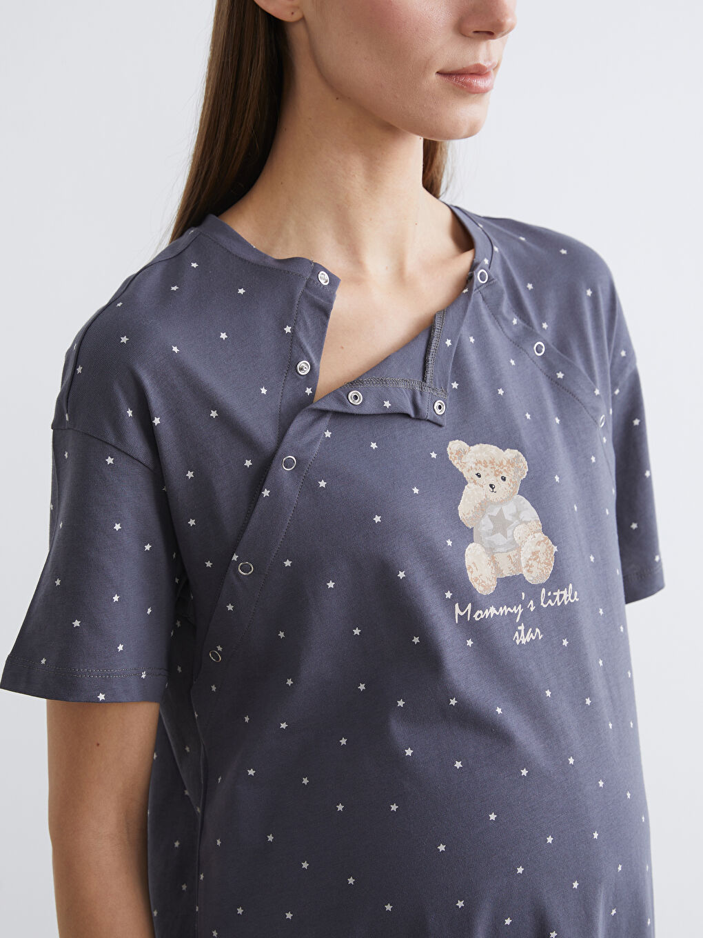 Cămașă de noapte GRI Femeie-2