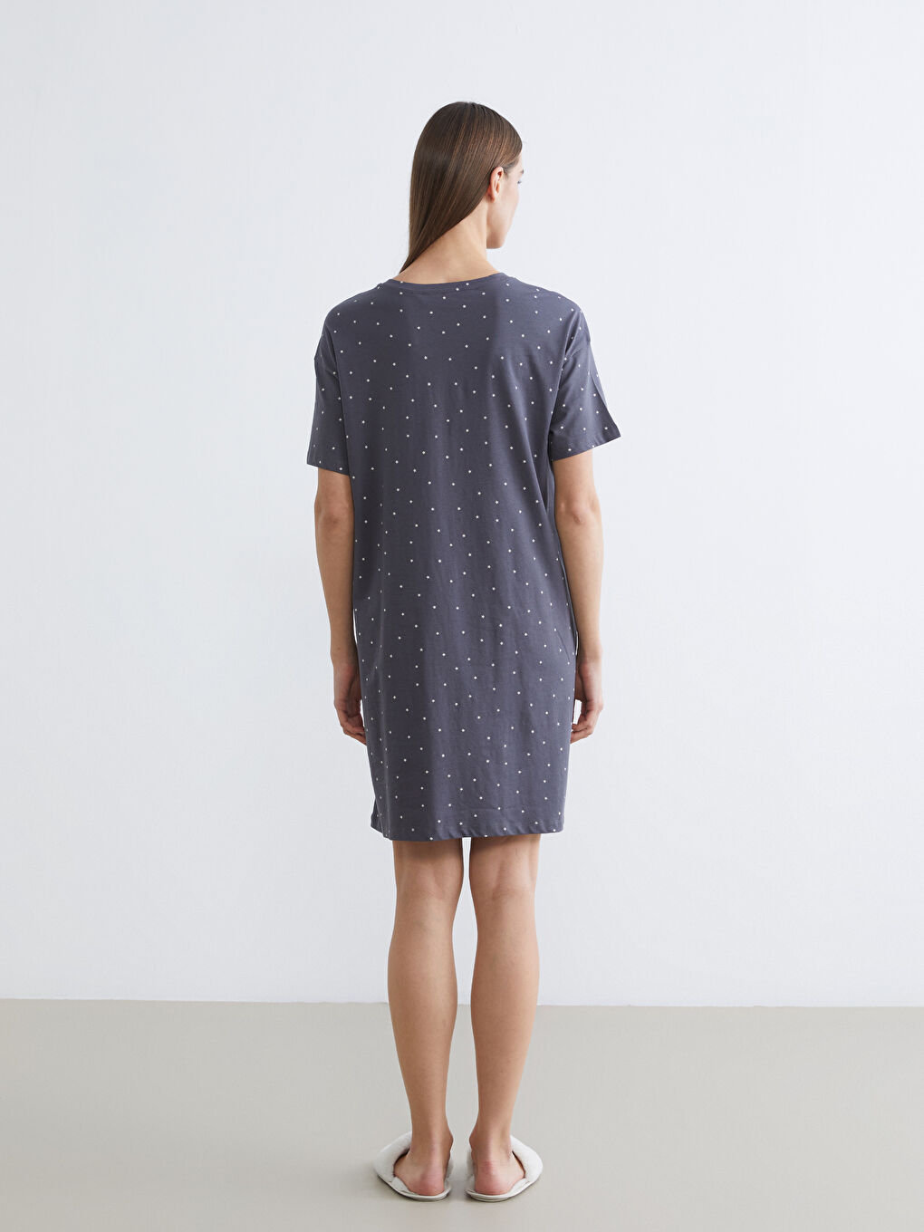 Cămașă de noapte GRI Femeie-3