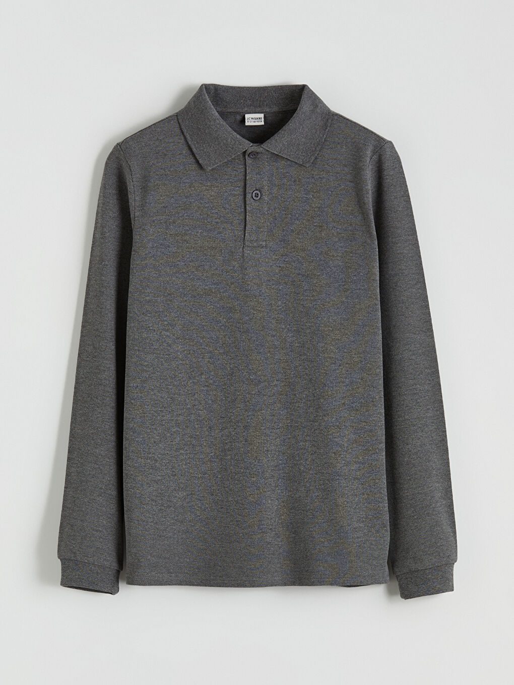 Antrasit Polo Yaka Basic Erkek Çocuk Tişört