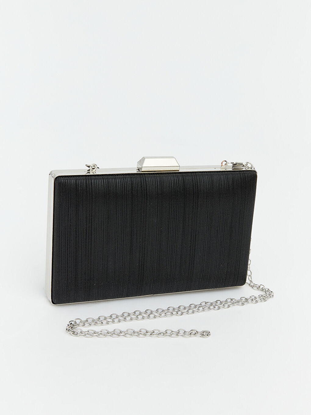 Siyah Zincir Askılı Kadın Omuz Çantası-1