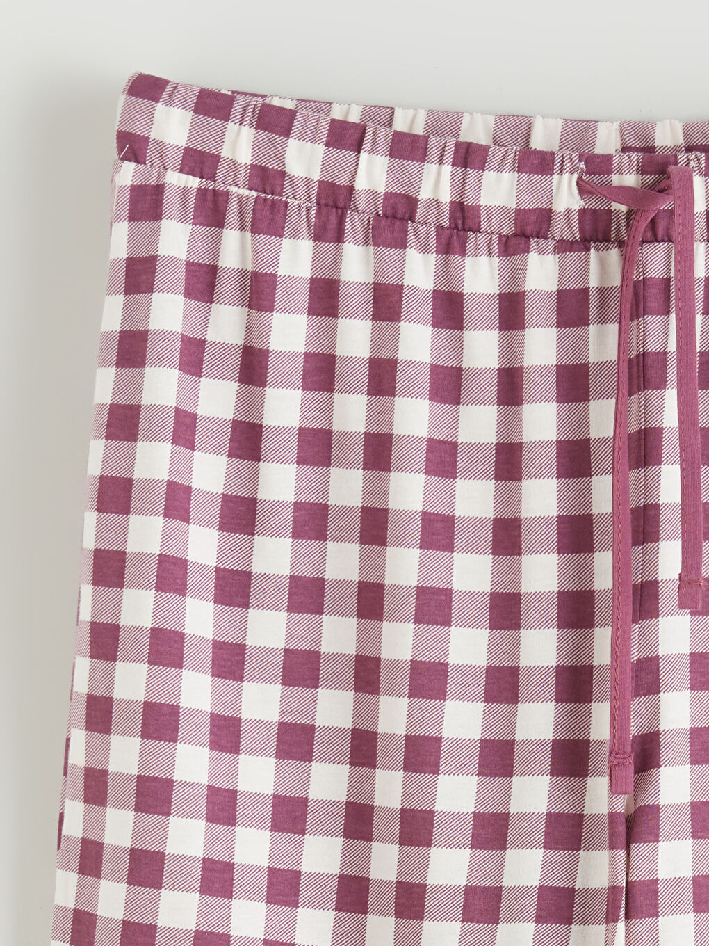 Kırmızı Bisiklet Yaka Baskılı Kadın Pijama Takımı-4