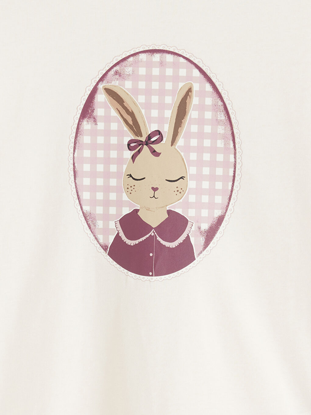 Kırmızı Bisiklet Yaka Baskılı Kadın Pijama Takımı-2