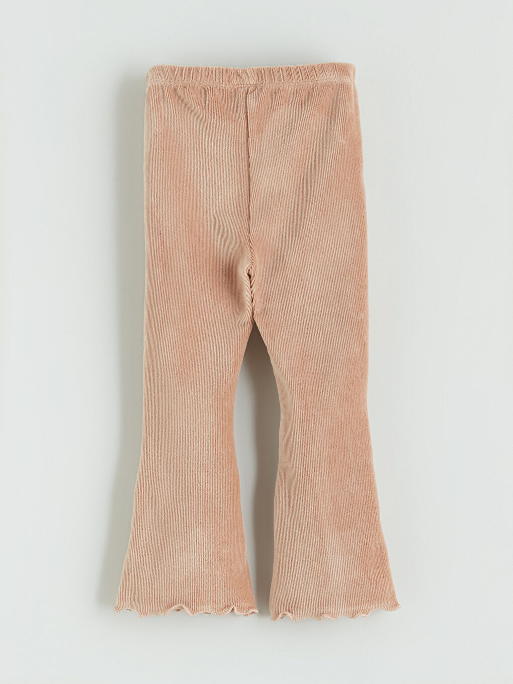 Velvet Flared Baby Girls' Leggings