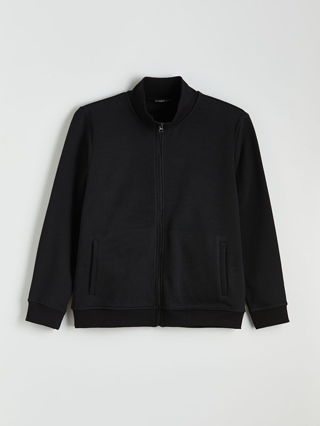 Man BLACK Zip-Up Sweatshirt