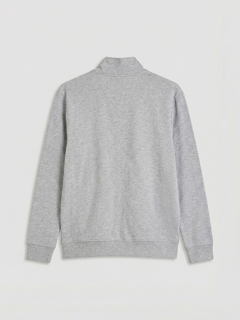 Man GREY Zip-Up Sweatshirt-5