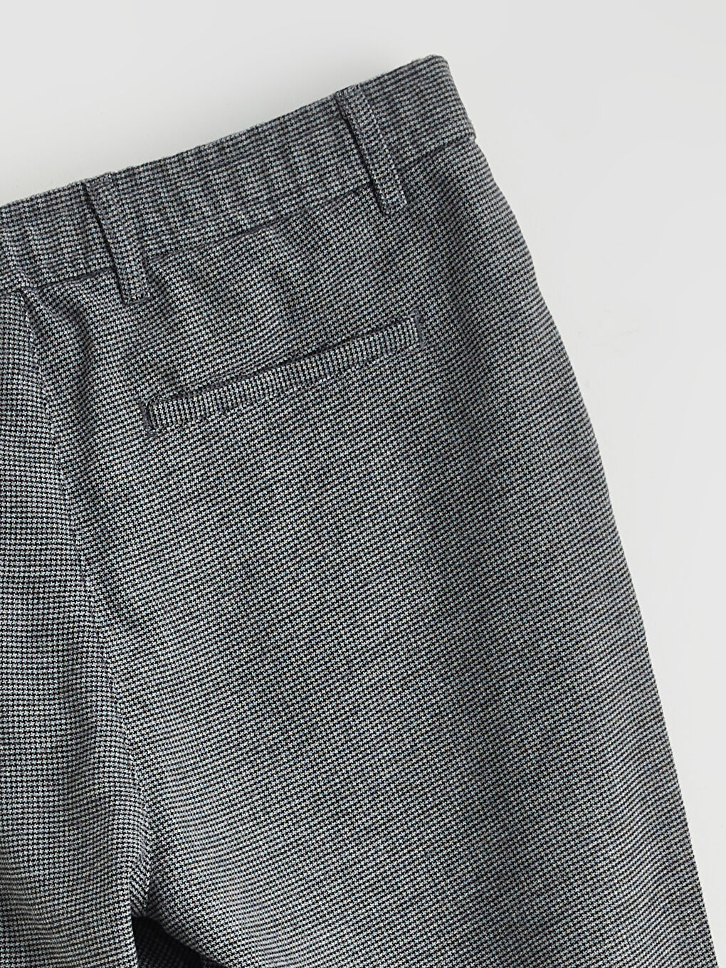 Antrasit Standart Kalıp Erkek Pileli  Pantolon-1