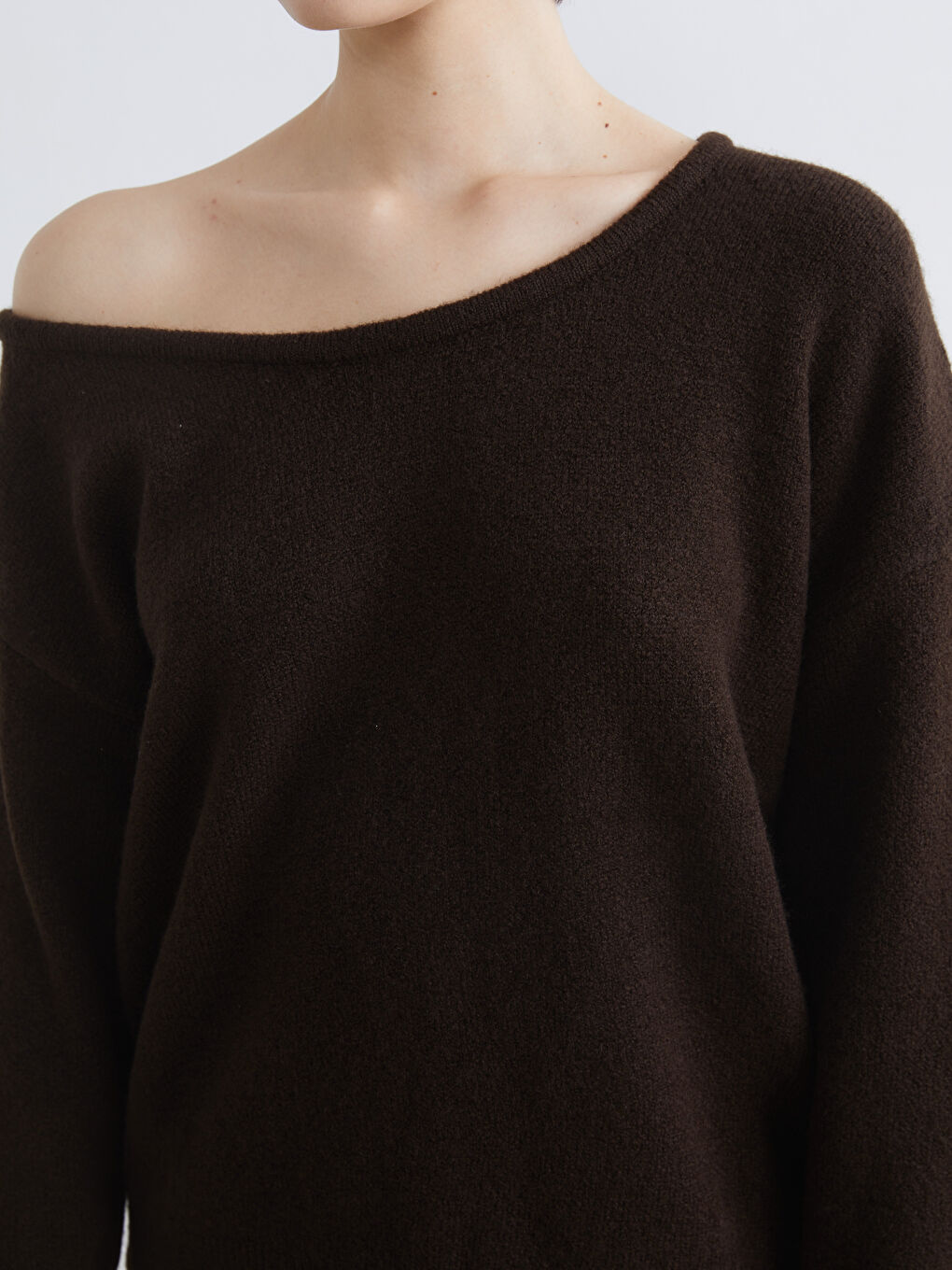 Woman BROWN Sweater-2