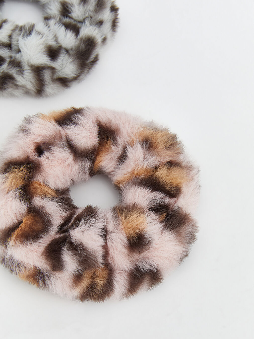 Karışık Leopar Desenli Kadın Toka Seti 3'lü-1