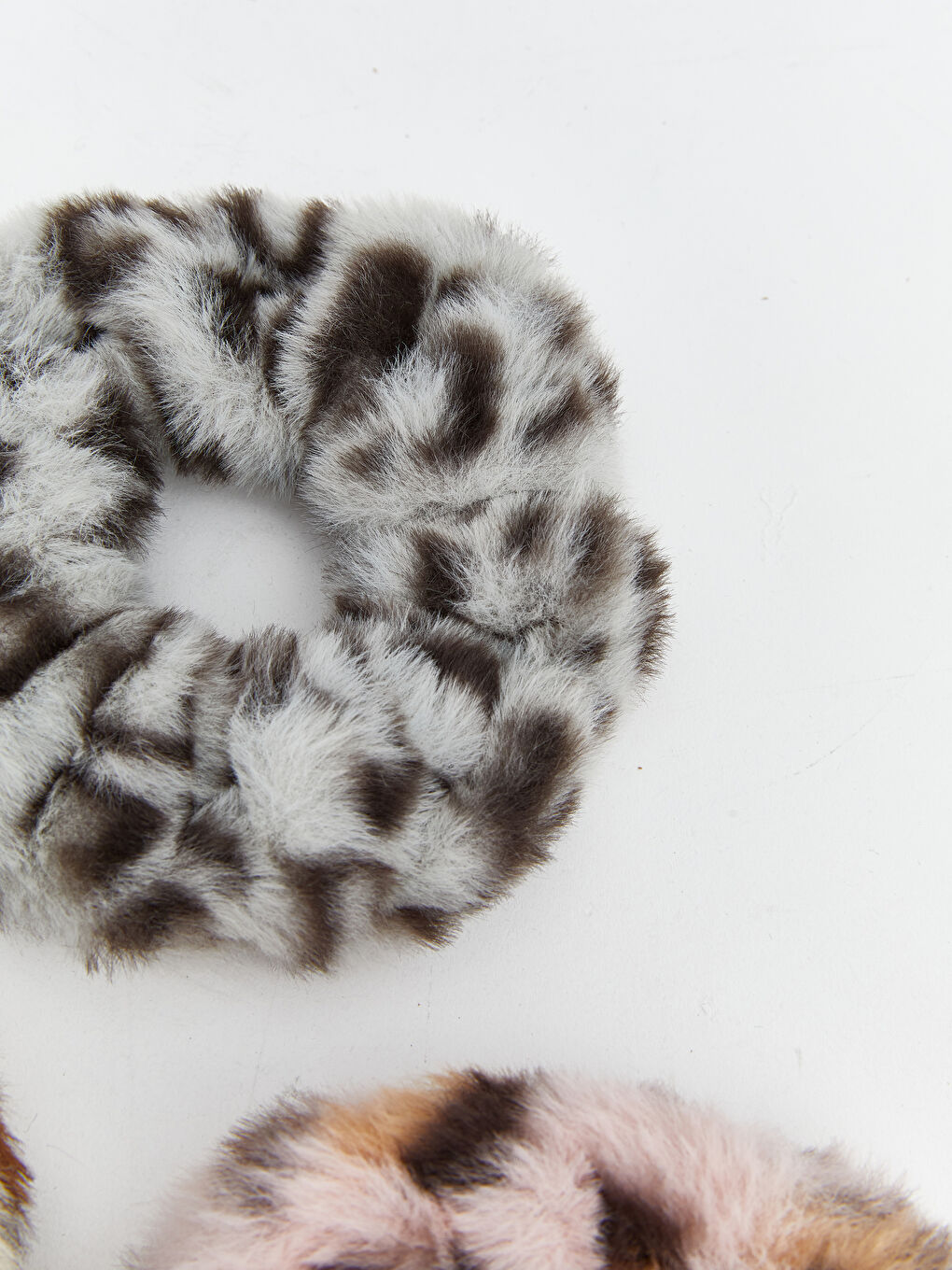 Karışık Leopar Desenli Kadın Toka Seti 3'lü-3