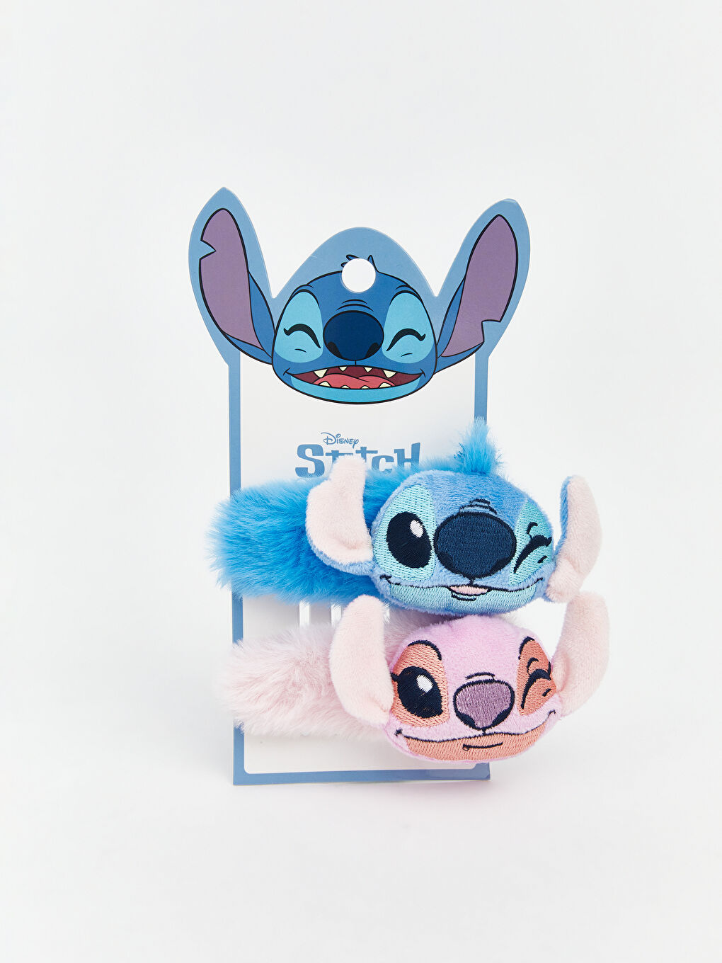 Karışık Stitch Baskılı Pelü Kız Çocuk Toka 2'li