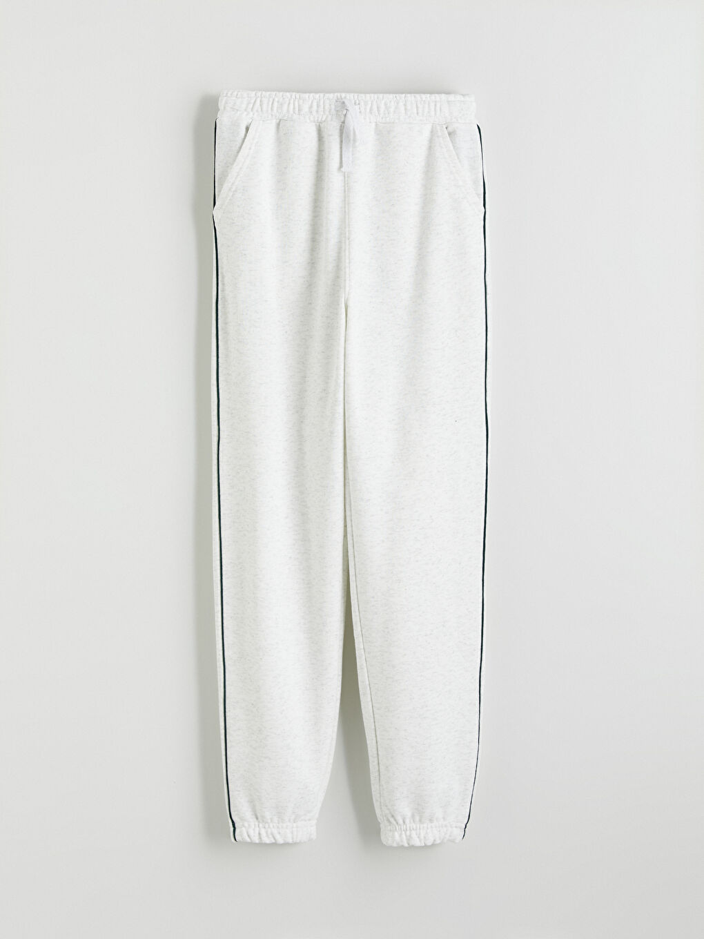Gri Beli Lastikli Erkek Çocuk Jogger  Eşofman Altı
