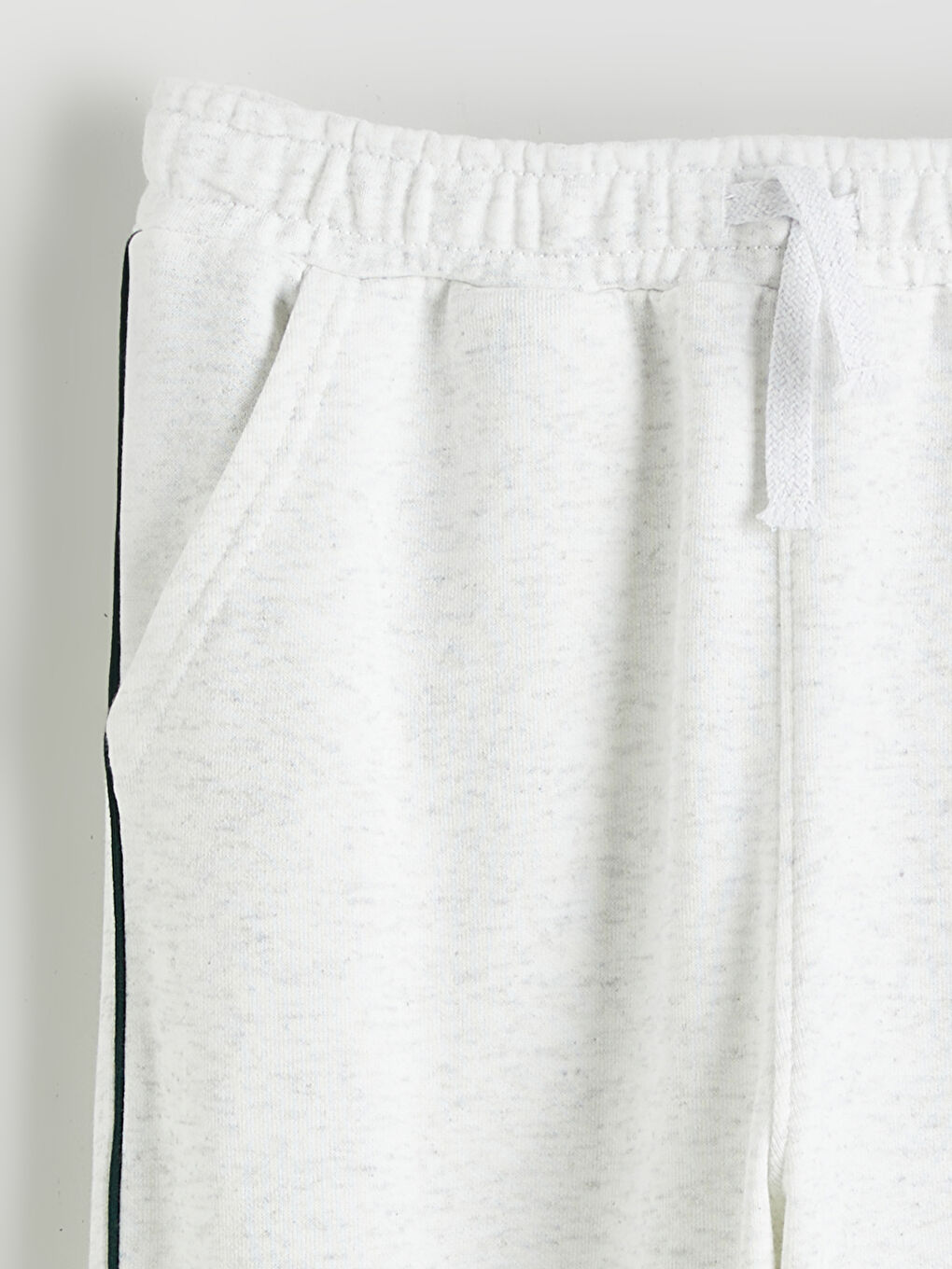 Gri Beli Lastikli Erkek Çocuk Jogger  Eşofman Altı-2