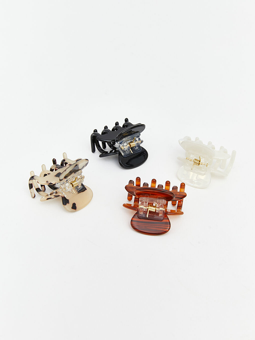 Karışık Kadın Mandal Toka Seti 4'lü-1