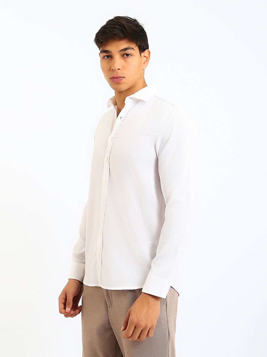 Man WHITE Shirt-3