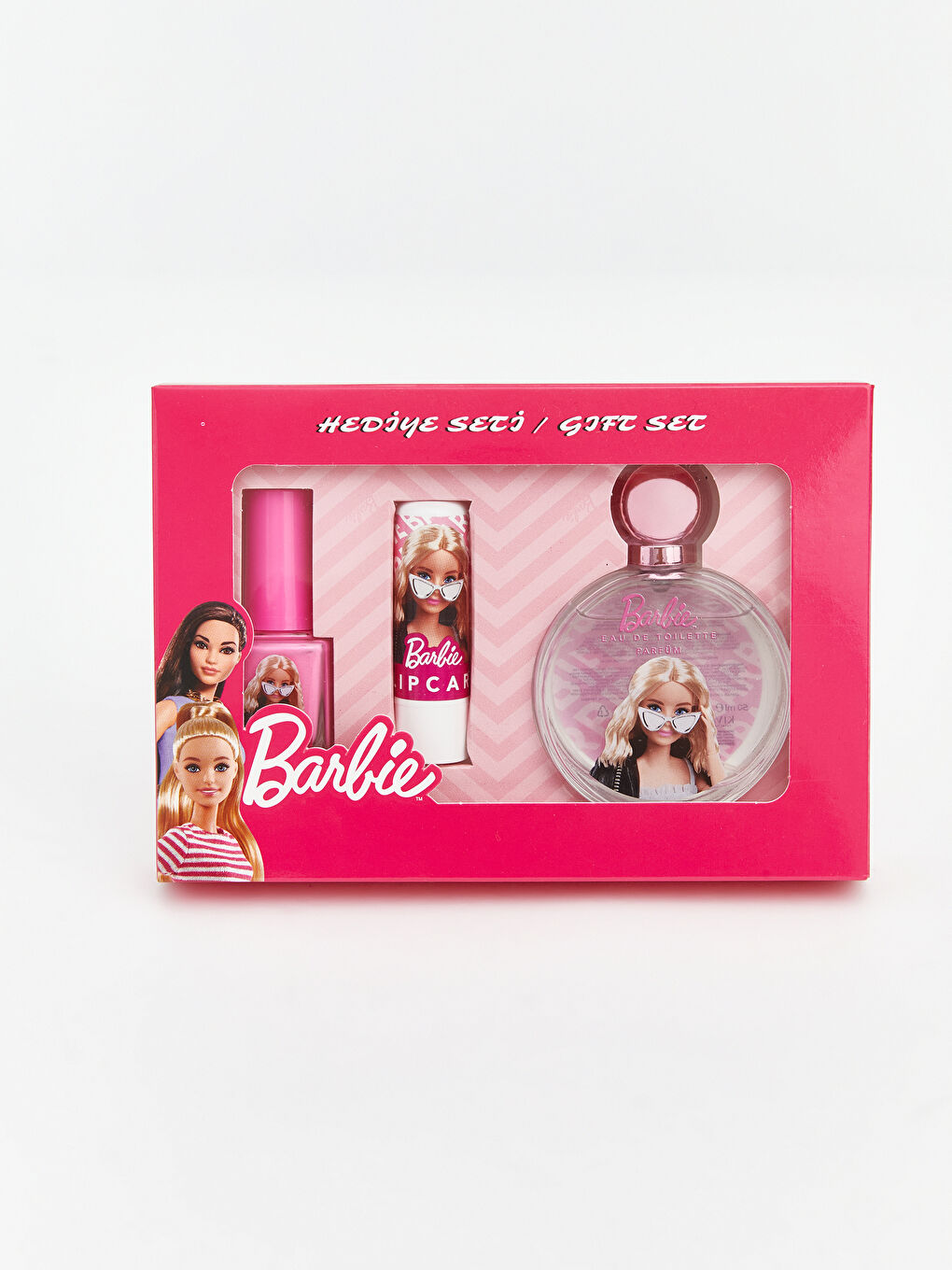 Barbie Baskılı Kozmetik Hediye Seti