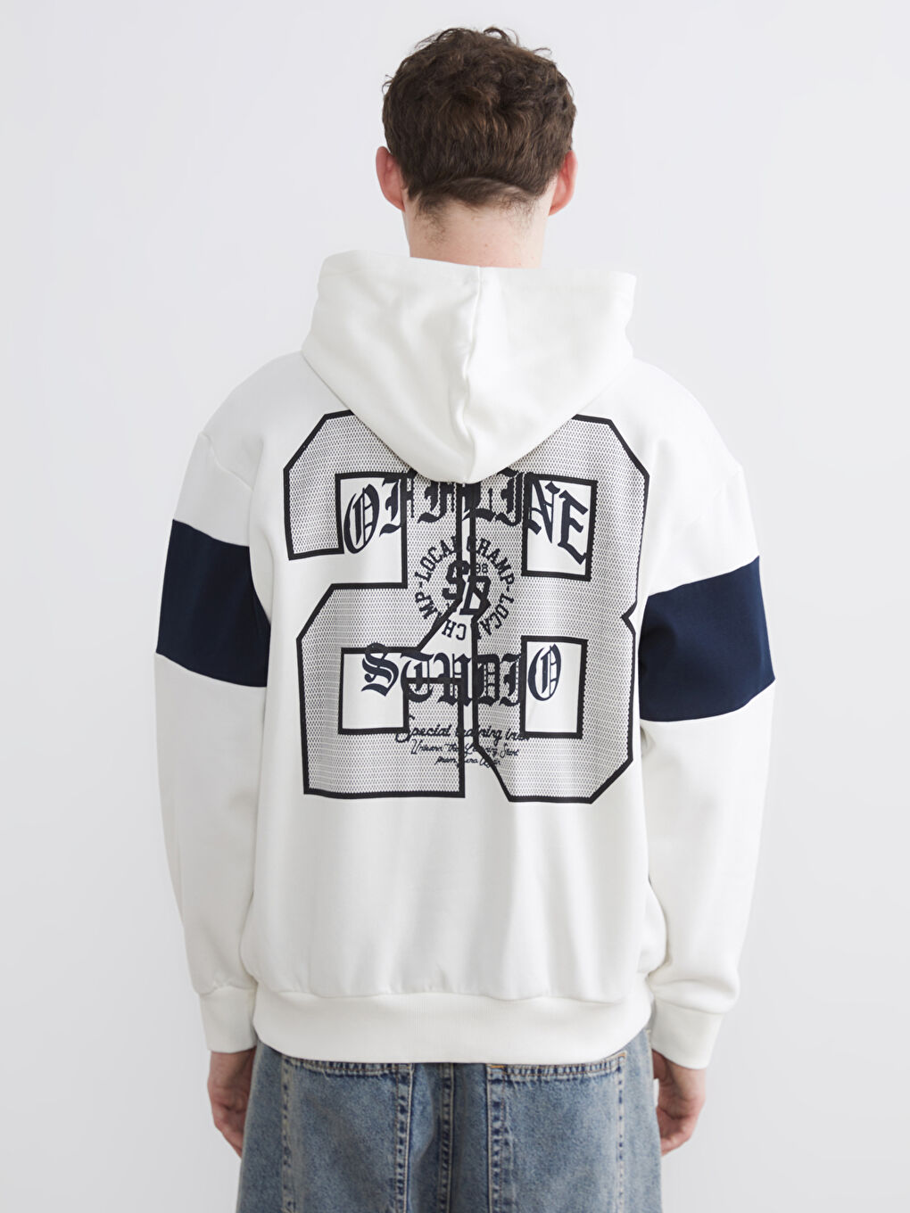 Man ECRU Hoodie-3