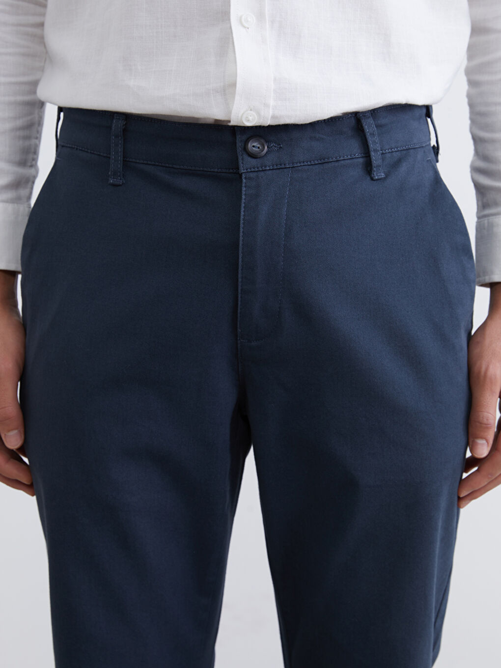 Standard Fit Men's Chino Trousers-2