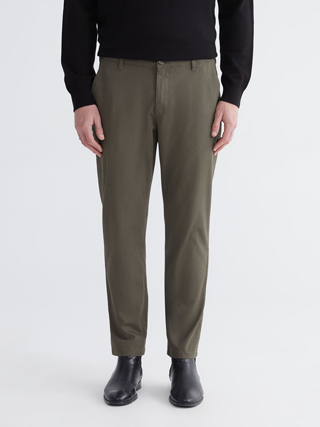 Standard Fit Men's Chino Trousers-1