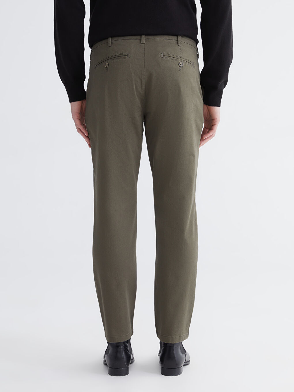 Standard Fit Men's Chino Trousers-3