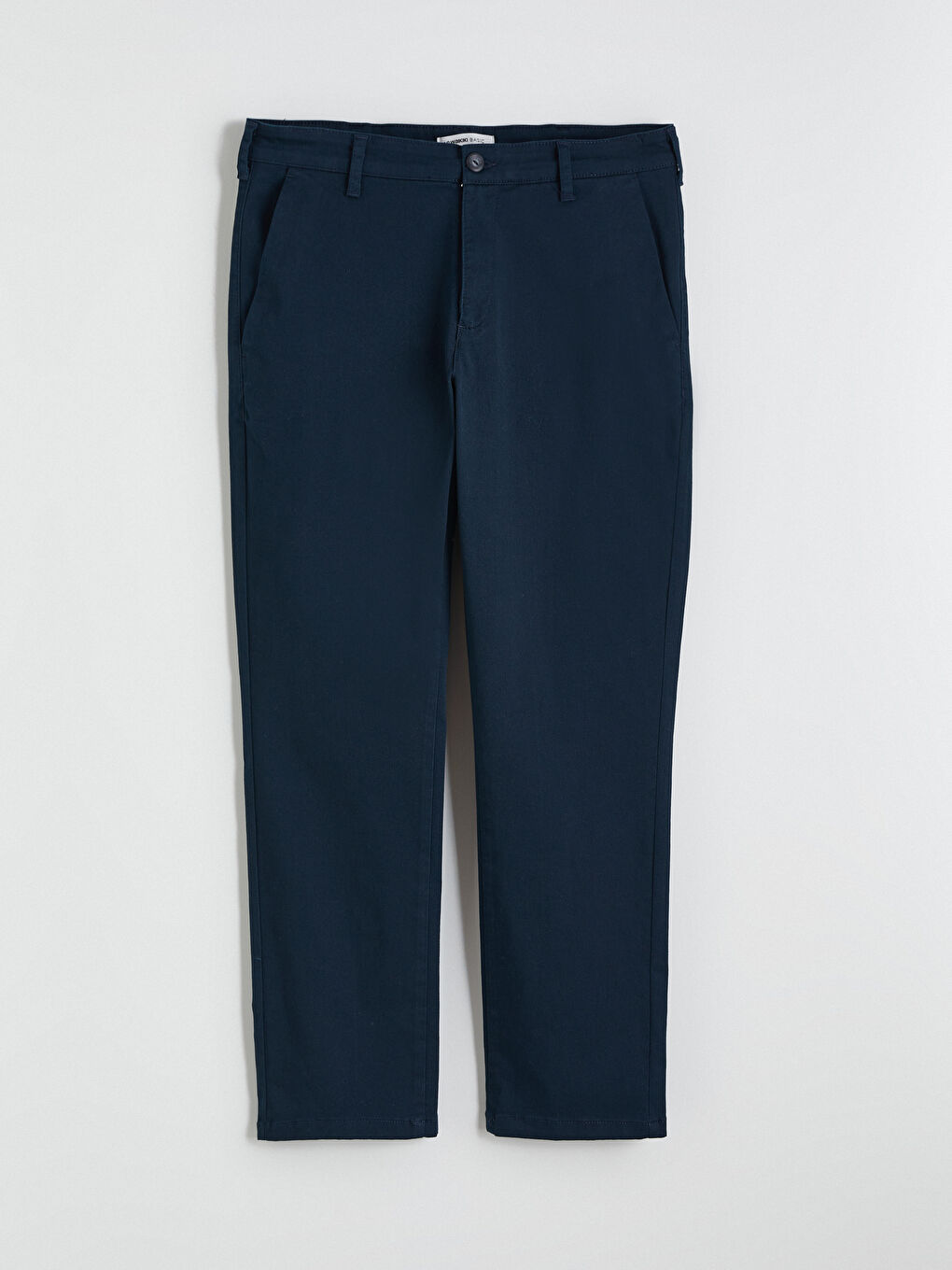 Lacivert Standart Kalıp Erkek Chino Pantolon-5