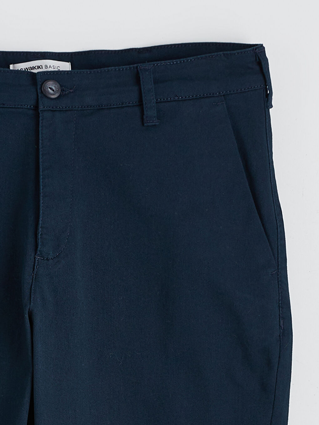 Lacivert Standart Kalıp Erkek Chino Pantolon-6