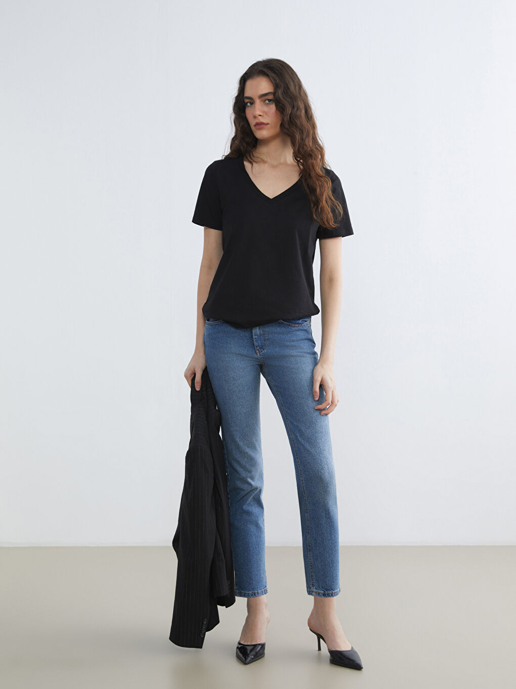 İndigo Slim Fit Kadın Jean Pantolon