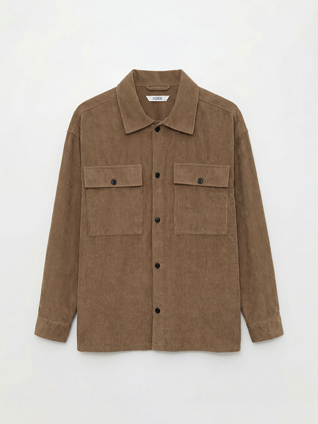 Loose Fit Velvet Men's Shirt Jacket